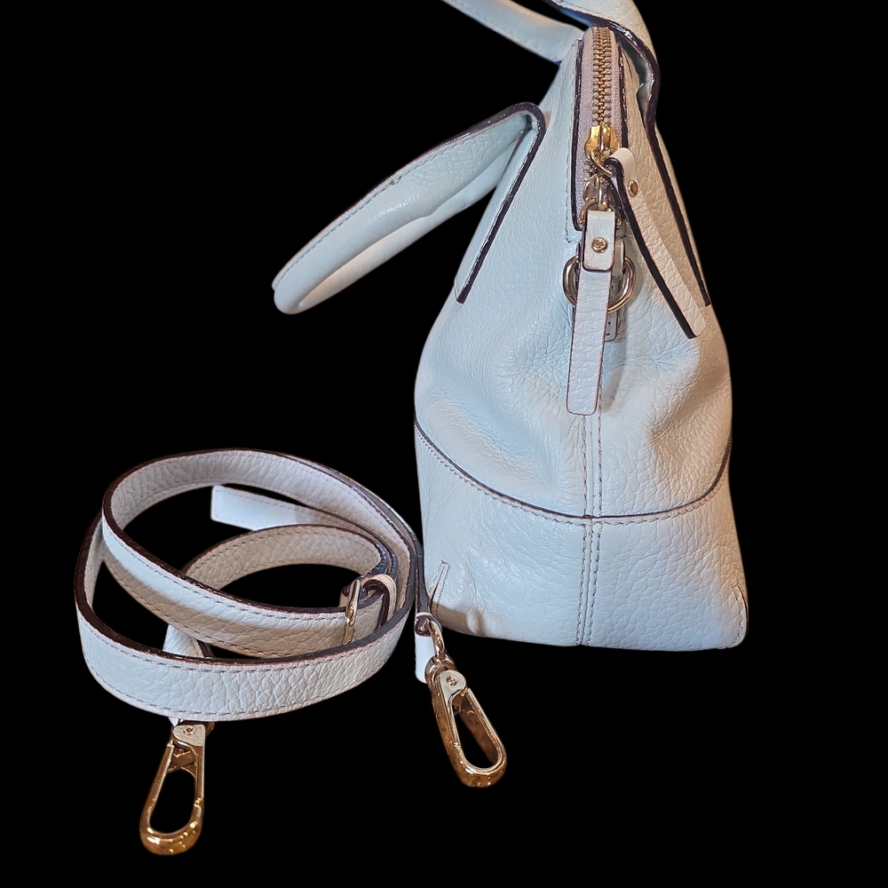 Kate Spade Baby Blue Satchel With Crossbody Strap - Picture 5 of 11